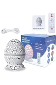 LitaeTrend Yumurta Şeklinde Su Dalgalı Bluetooth Speaker Lamba Renkli Şarjlı thumbnail 4
