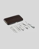 LitaeTrend Profesyonel Tırnak Bakım Seti Çelik Aletli Şık Deri Çantalı thumbnail 2