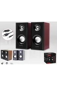 Concord C-8003 Usb Ahşap Desen Pc Hoparlör Subwoofer Ses Sistemi 2.0 thumbnail 6