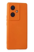 LitaeTrend Vivo V29 Lite Kılıf Nano içi Kadife Silikon - Turuncu thumbnail 1