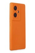 LitaeTrend Vivo V29 Lite Kılıf Nano içi Kadife Silikon - Turuncu thumbnail 2