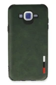 LitaeTrend Samsung Galaxy J7 Kılıf Loop Deri Silikon - Yeşil thumbnail 1