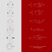 LAVA Bordo Serisi Döküm Set – Her Yemekte Şef Dokunuşu thumbnail 5