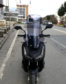 MOTOCAM Salcano Wind 150 Siperlik Ön Cam 2023-2025 Model 75cm Füme Renkli 4mm thumbnail 1