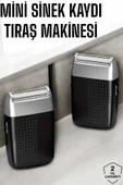 LitaeTrend Tıraş Makinesi Mini Sinek Kaydı Şarjlı Taşınabilir Paslanmaz Çelik thumbnail 1