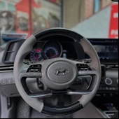 Hyundai Elantra 2020-2024 Araca Özel Direksiyon Kılıfı AÇIKLAMIMIZI OKUYUNUZ! thumbnail 1