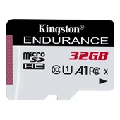 Kingston SDCE-32GB 32GB microSDHC Endurance 95R-30W C10 A1 UHS-I Card Only Hafıza Kartı thumbnail 1