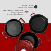 LAVA Bordo Döküm Set – Şıklıkta ve Lezzette Döküm Farkı thumbnail 6