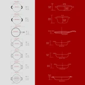 LAVA Bordo Döküm Set – Göz Alıcı Renk, Uzun Ömürlü Döküm Kalitesi thumbnail 5