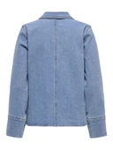 ONLY Önü Fermuarlı Bayan Gömlek 15360446 thumbnail 2