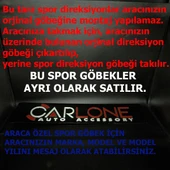 Momo Spor Yarış Direksiyonu-Ofsetsiz-Noktalı ve Kaymaz Desenli Deri 30cm thumbnail 7