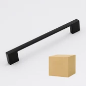 Köprü 10 ADET Siyah Metal Kulp 160 mm Mobilya Çekmece Dolap Kapak Kulpu Dayanıklı Kulbu Kulpları Siyah thumbnail 8