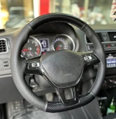 Golf 7 Jetta Passat Tiguan Polo F1 Araca Özel Direksiyon Kılıfı AÇIKLAMIMIZI OKUYUNUZ! thumbnail 3