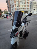 MOTOCAM Benelli TRK 251 Siperlik Ön Cam 2019-2023 Model 56cm Siyah Renkli 4mm thumbnail 3