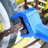 BUFFER® Bisiklet Zincir Dişlisi Koruyucu Pas Sökücü Temizleme Fırçası Aparatı Bakım Seti 4 Parça thumbnail 7