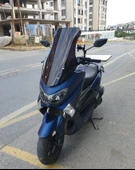 MOTOCAM SFM Pyrexia 150 Siperlik Ön Cam 2023-2025 Model 69cm Siyah Renkli 4mm thumbnail 3