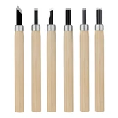 Fixonic Sakata WD1007 6 Parça Mini Ahşap Oyma Seti thumbnail 1