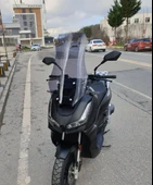 MOTOCAM Salcano Wind 150 Siperlik Ön Cam 2023-2025 Model 75cm Füme Renkli 4mm thumbnail 3