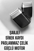 LitaeTrend tıraş makinesi Sinek Kaydı Paslanmaz Çelik Taşınabilir Şarjlı thumbnail 6