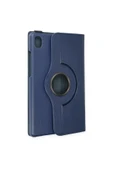LitaeTrend Lenovo Tab M8 Kılıf 360 Tablet Deri Kılıf - Lacivert thumbnail 1
