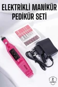 LitaeTrend Elektrikli Manikür Pedikür Törpü Seti Protez Tırnak Nasır Temizleyici thumbnail 1