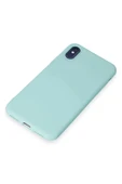 LitaeTrend iPhone X Kılıf First Silikon - Turkuaz thumbnail 4