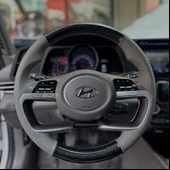 Hyundai Elantra 2020-2024 Araca Özel Direksiyon Kılıfı AÇIKLAMIMIZI OKUYUNUZ! thumbnail 2