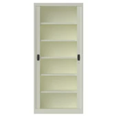 Sürgülü Kapaklı Metal Ayakkabılık – Geniş Raflı Kiler & Arşiv Dolabı thumbnail 3