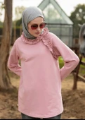Tesettür Eşofman Üstü -Pembe thumbnail 6