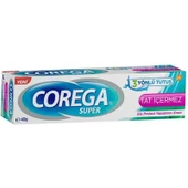 Corega Super Diş Protezi Yapıştırıcı Krem 40 g – Güçlü Tutuş, Tatlandırıcısız ve Glütensiz, Çevre Dostu Formül thumbnail 1