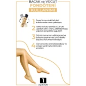 Bebak Bacak ve Vücut Fondöteni 75 ml Suya Dayanıklı Açık Ton Kadınlar İçin Doğal Pürüzsüz Görünüm thumbnail 4