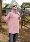 Tesettür Eşofman Üstü -Pembe thumbnail 1