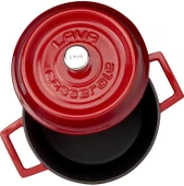 Lava Trendy Yuvarlak 20 cm Derin Döküm Tencere thumbnail 3