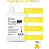 Factor100 SPF50+ Güneş Kremi 100 ml – Tüm Cilt Tiplerine Uygun, Nemlendirici, Leke Karşıtı ve Suya Dayanıklı Koruma thumbnail 3