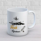 Tarih Öğretmenlerine Özel Öğretmenler Günü Hediyelik Baskılı Kupa thumbnail 1