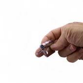 Metal Yaprak Menteşe 2 ADET Gümüş 50x50 mm Dayanıklı Kapi Pencere Dolap Mobilya Menteşe Modeli thumbnail 3