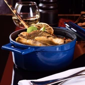 LAVA Döküm Yuvarlak Tencere. Trendy 20CM. - Mavi-LV Y TC 20 K2 B thumbnail 5