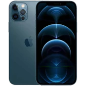 Yenilenmiş iPhone 12 Pro Max 128 GB Pasifik Mavisi Cep Telefonu (12 Ay Garantili) - A Kalite thumbnail 1