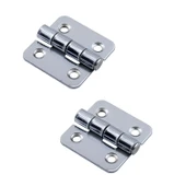 Metal Yaprak Menteşe 2 ADET Gümüş 50x50 mm Dayanıklı Kapi Pencere Dolap Mobilya Menteşe Modeli thumbnail 6