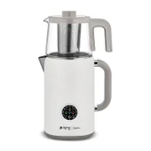 KING KCM387 ÇAYSTAR DİJİTAL ÇAY MAKİNESİ BEYAZ thumbnail 4