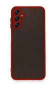 LitaeTrend Samsung Galaxy A15 4G Kılıf Montreal Silikon Kapak - Kırmızı thumbnail 1