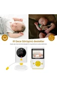 Akıllı Bebek Kamerası Monitörlü Karşılıklı Konuşma Özellikli Sıcaklık İzleme 2.4 inç Bebek Kamerası thumbnail 2