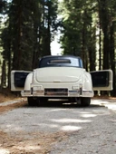 Nostaljik Klasik Metal Çek Bırak Araba Beyaz Kapılar Açılır ( 1/36 Ölçek ) Mod:2 thumbnail 2