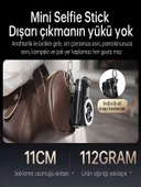 Magsafe Mıknatıslı 41cm 360 Ayarlanabilir Bluetooth Alüminyum Telefon Tripod Android iOS thumbnail 4