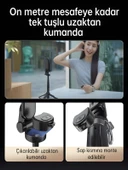 Magsafe Mıknatıslı 41cm 360 Ayarlanabilir Bluetooth Alüminyum Telefon Tripod Android iOS thumbnail 3