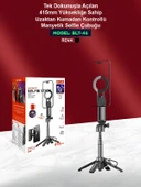 Magsafe Mıknatıslı 41cm 360 Ayarlanabilir Bluetooth Alüminyum Telefon Tripod Android iOS thumbnail 7