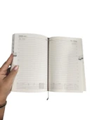 2026 Ajanda Mavi Soyut Desenli Günlük Ajanda A5 (15x21 cm) - Mavi thumbnail 3