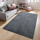 Pandora Yumuşak Peluş Shaggy Gri Çocuk Odası Oturma Odası Salon Mutfak Koridor Halısı Yolluk 1104O thumbnail 1