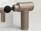 Darbeli Titreşimli Şarjlı Masaj Tabancası Masaj Aleti Gri Renk thumbnail 1