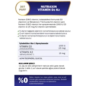 Nutraxin D3-K2 30 Ml Sprey - 1000 IU D3 Vitamini, 25 mcg K2 Vitamini thumbnail 2
